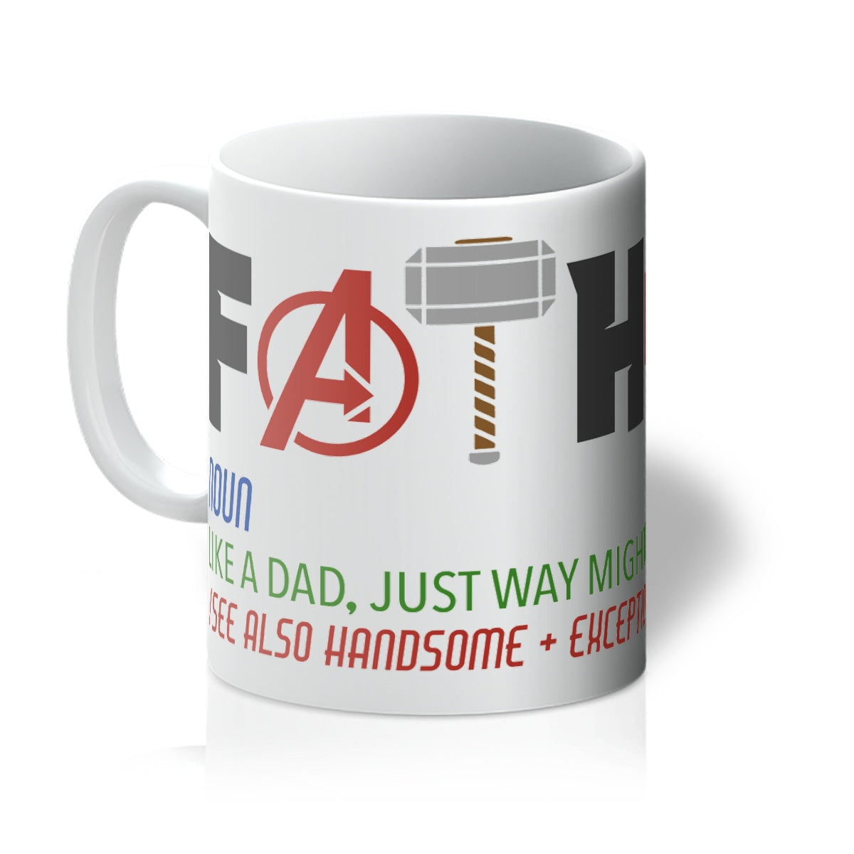 Fathers Day Superhero Mug