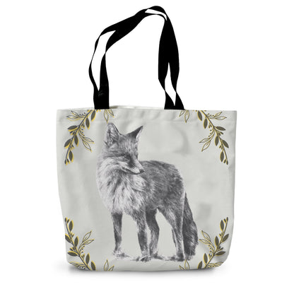 'Fox' by LUCY EVANS FINE ART Canvas Tote Bag