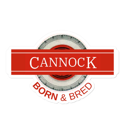 Cannock BORN & BRED Sticker