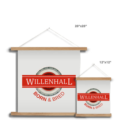 Willenhall BORN & BRED Fine Art Print with Hanger