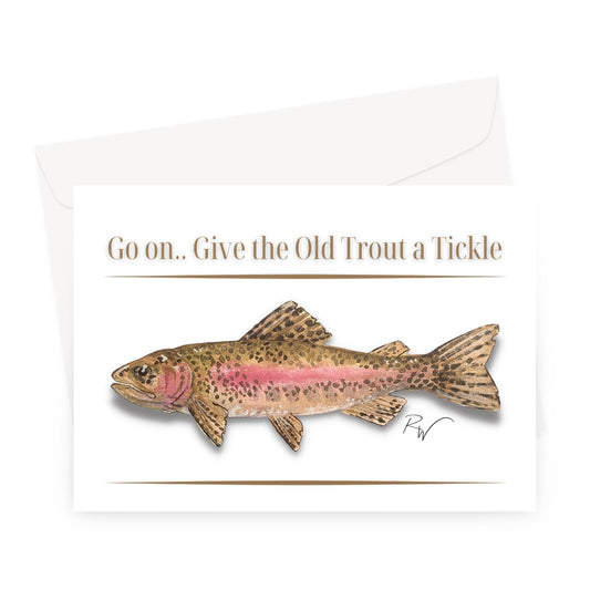 Give the Old Trout a Tickle Greeting Card