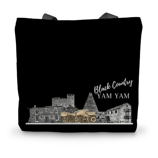 Black Country Yam Yam Tote Bag in Battered Coal Black