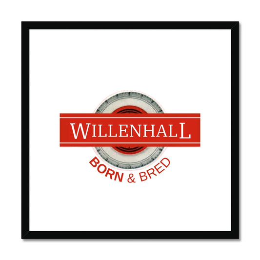 Willenhall BORN & BRED Framed & Mounted Print