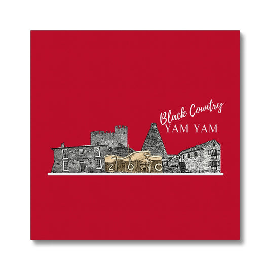 Black County Yam Yam Furnace Red Canvas