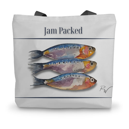 Jam Packed Canvas Tote Bag