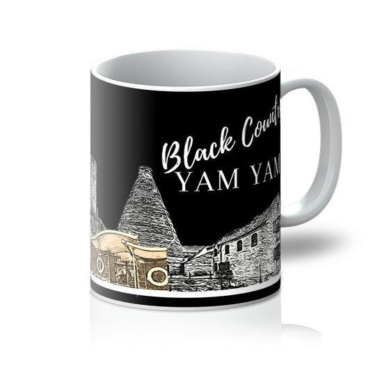 Black Country Yam Yam Coal Black Mug