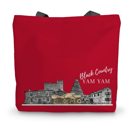 Black Country Yam Yam Tote Bag in Furnace Red