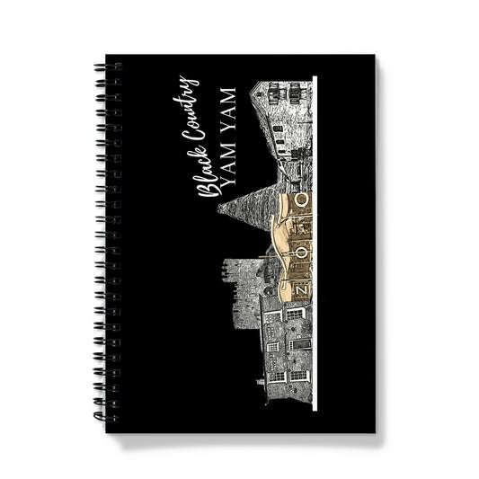 Black Country Yam Yam Coal Black Notebook