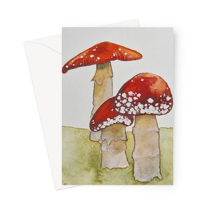 Little Red Hoods Greeting Card