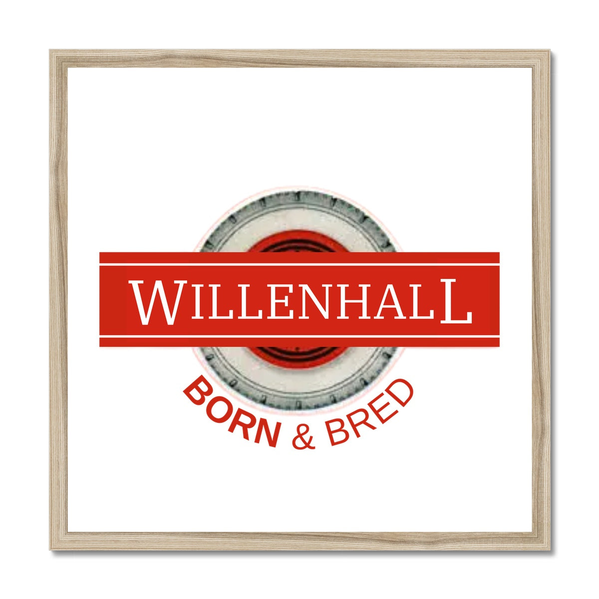 Willenhall BORN & BRED Budget Framed Poster