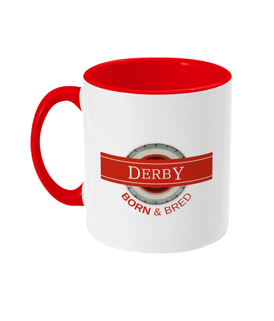 Two Toned Mug_Derby BORN & BRED