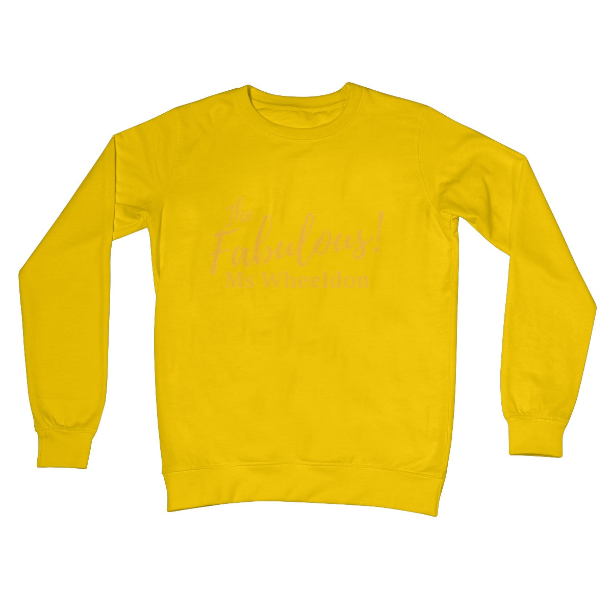 Personalise Your Shirt! Crew Neck Sweatshirt