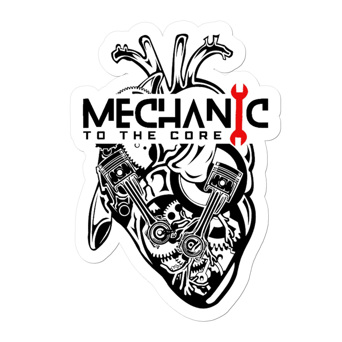 Mechanic to the Core Sticker