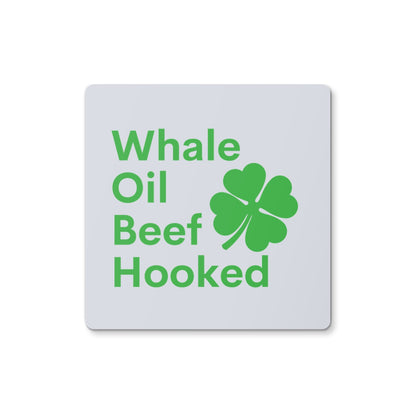 Whale, Oil, Beef, Hooked Coaster