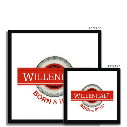 Willenhall BORN & BRED Budget Framed Poster