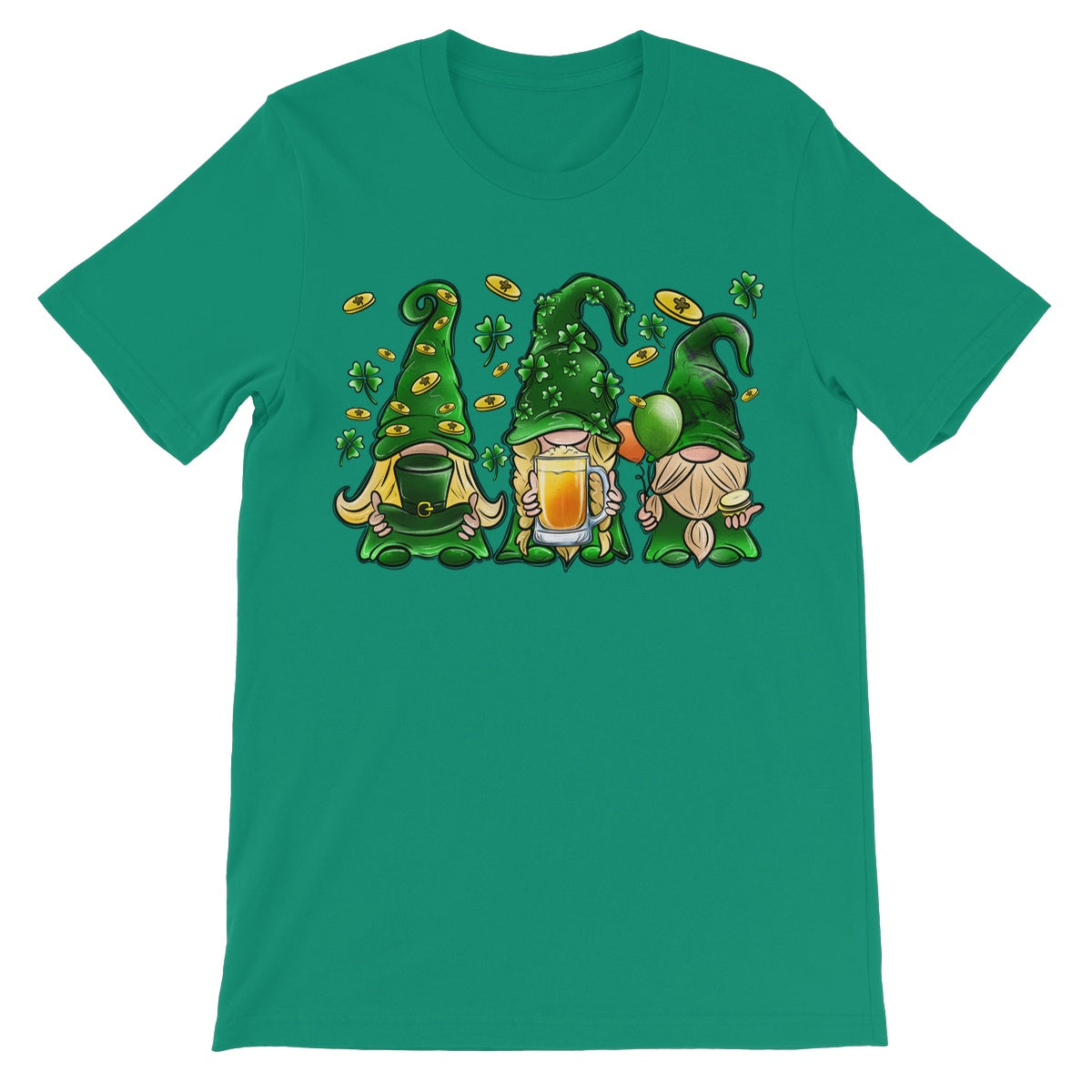 St. Patrick's Gnomes Unisex Short Sleeve T-Shirt