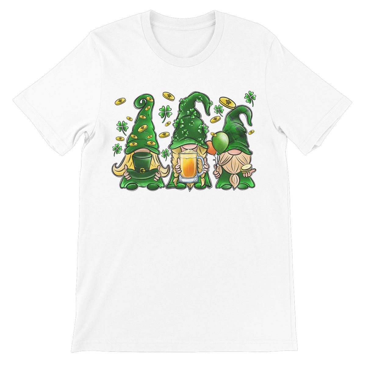 St. Patrick's Gnomes Unisex Short Sleeve T-Shirt