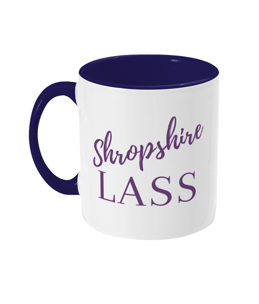 Two Toned Mug Shropshire Lass Two Tone Mug