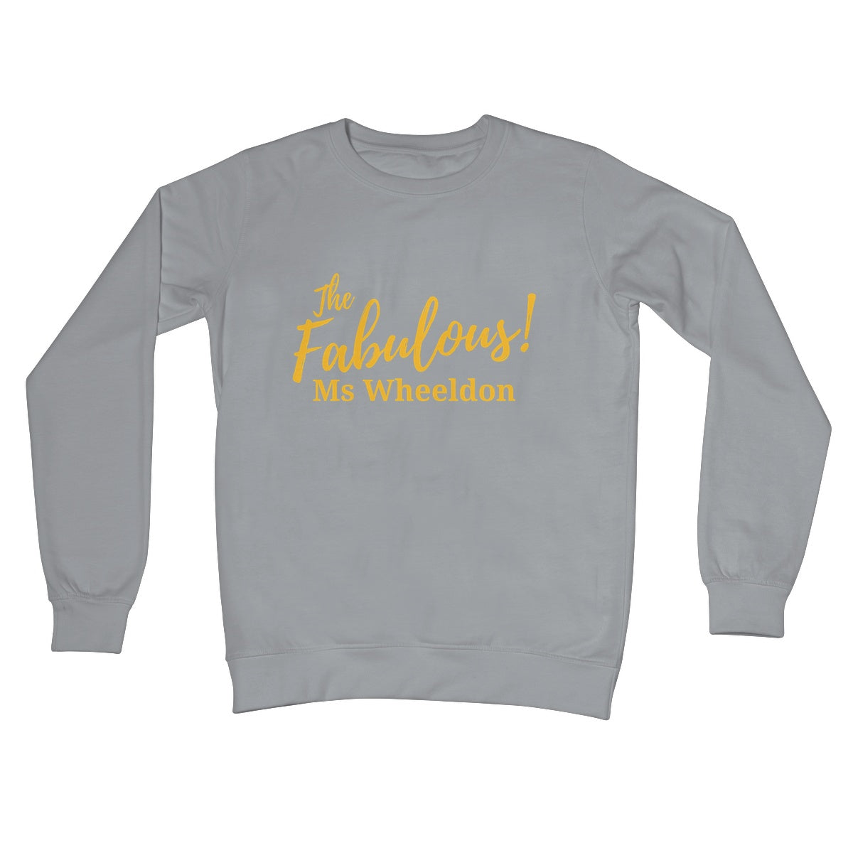 Personalise Your Shirt! Crew Neck Sweatshirt