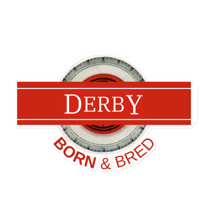 Derby BORN & BRED Sticker