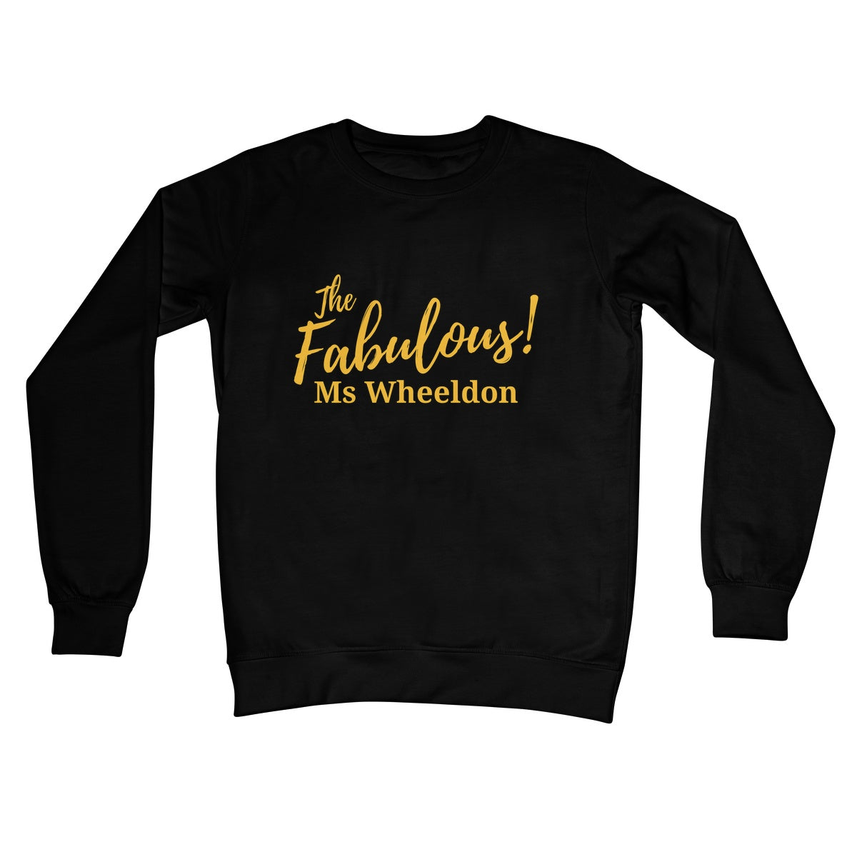 Personalise Your Shirt! Crew Neck Sweatshirt